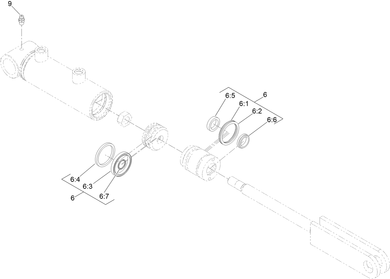 Hydraulic Cylinder Assembly No. 163-3532