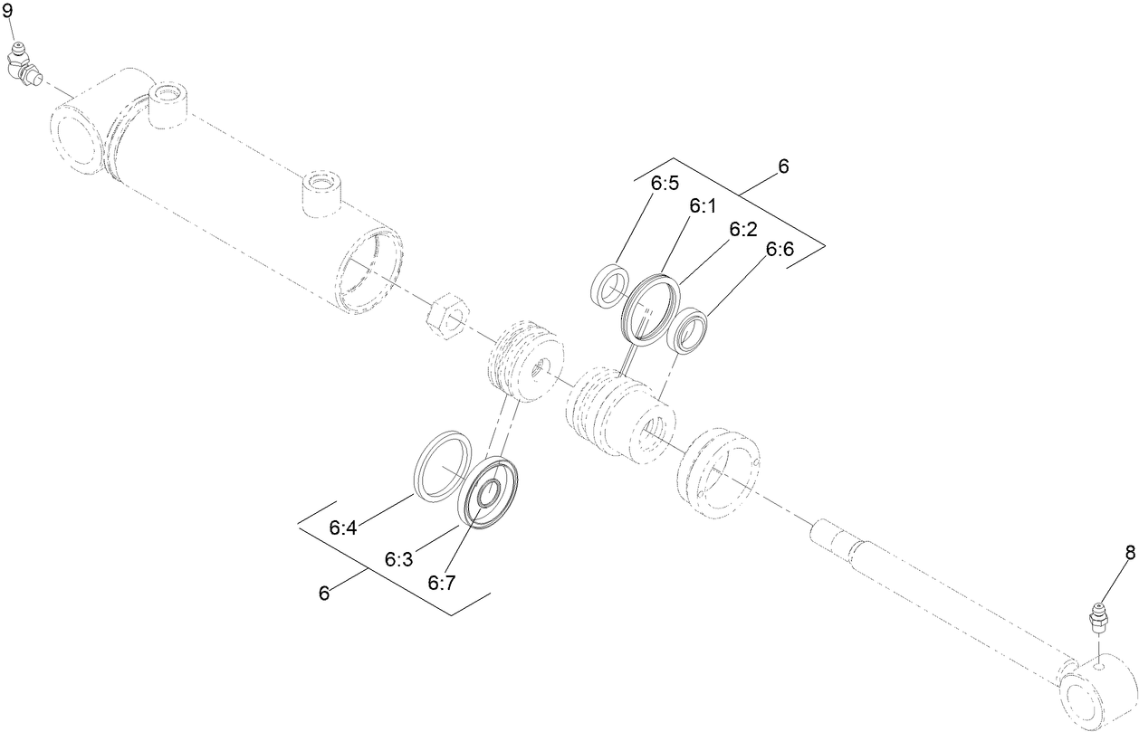 Hydraulic Cylinder Assembly No. 163-3535