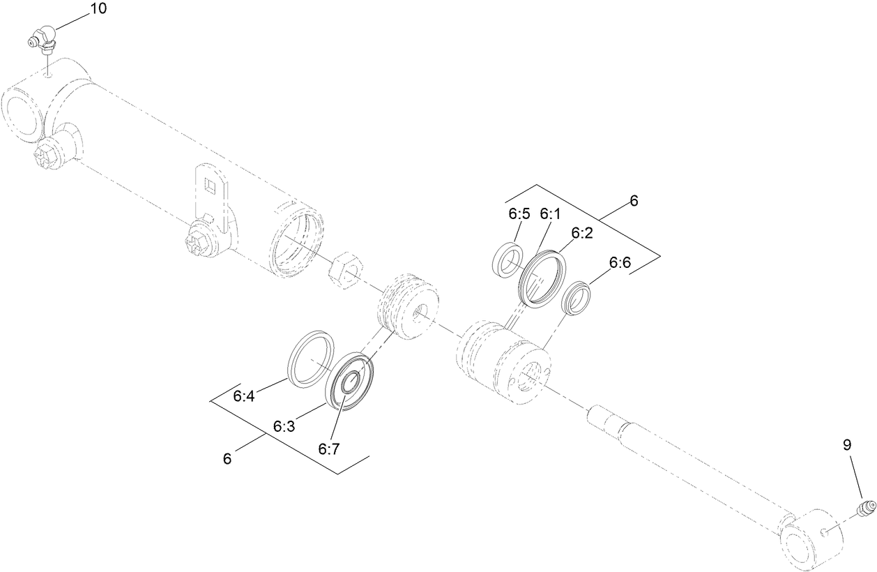 Hydraulic Cylinder Assembly No. 163-3530