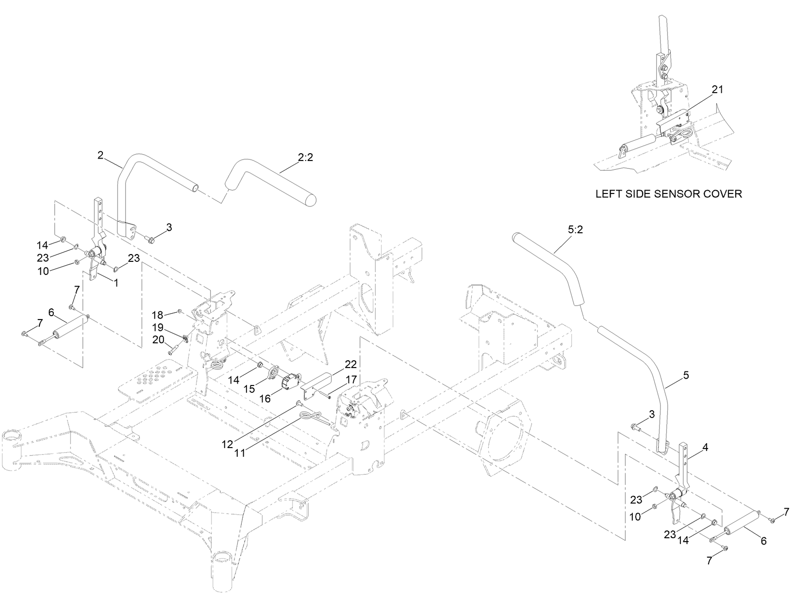Motion Control and Parking Brake Assembly
