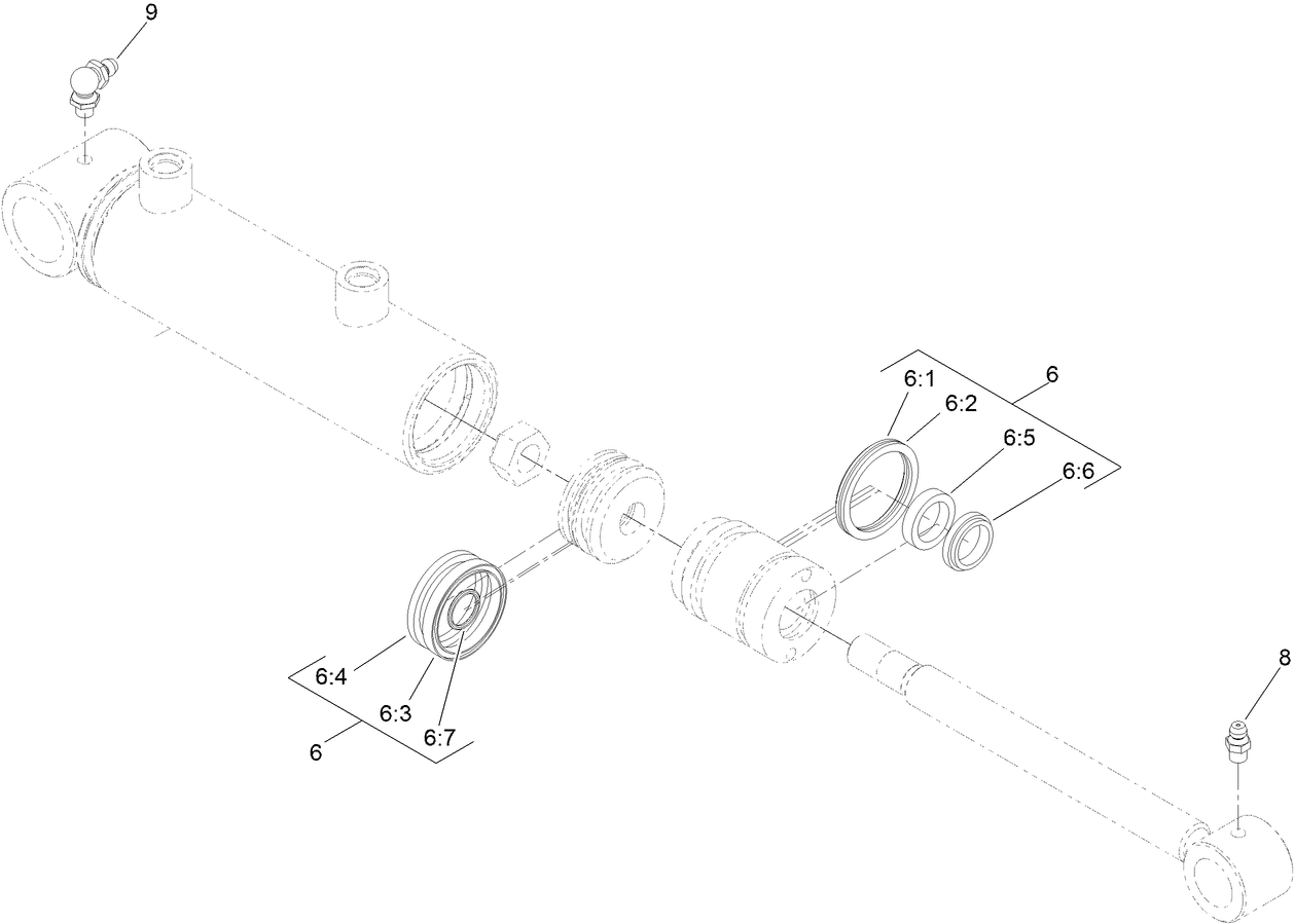 Hydraulic Cylinder Assembly No. 163-3531