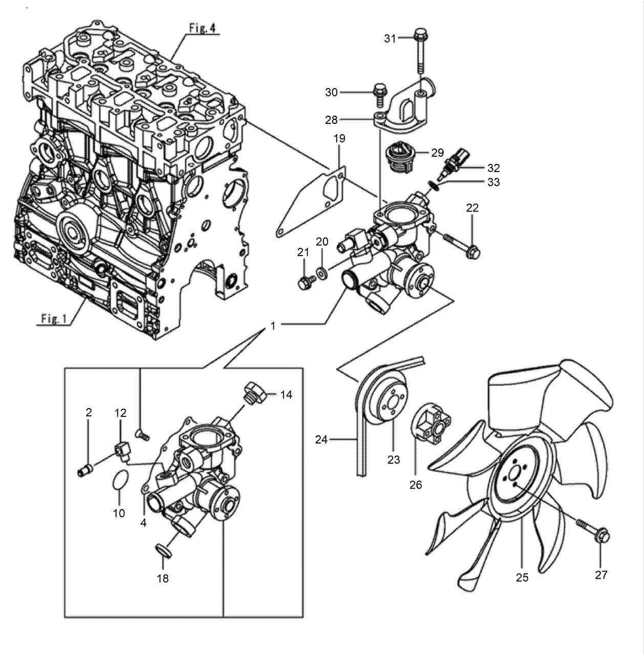 Cooling Water System Assembly