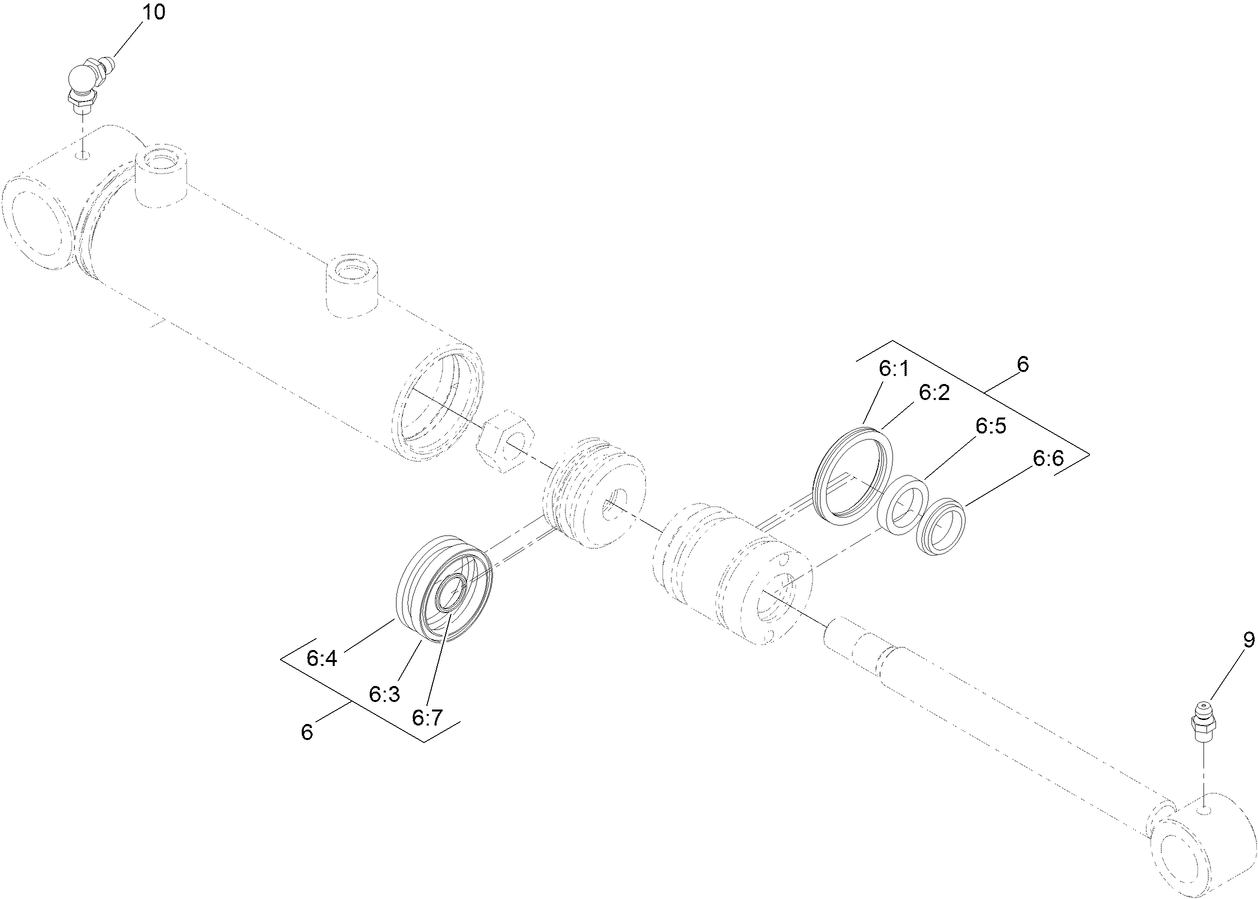 Hydraulic Cylinder Assembly No. 163-3531