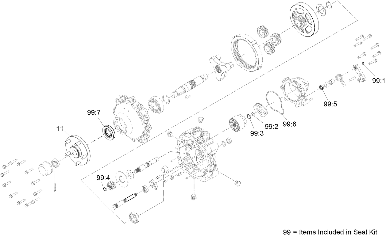 RH Hydraulic Motor Assembly No. 126-8133