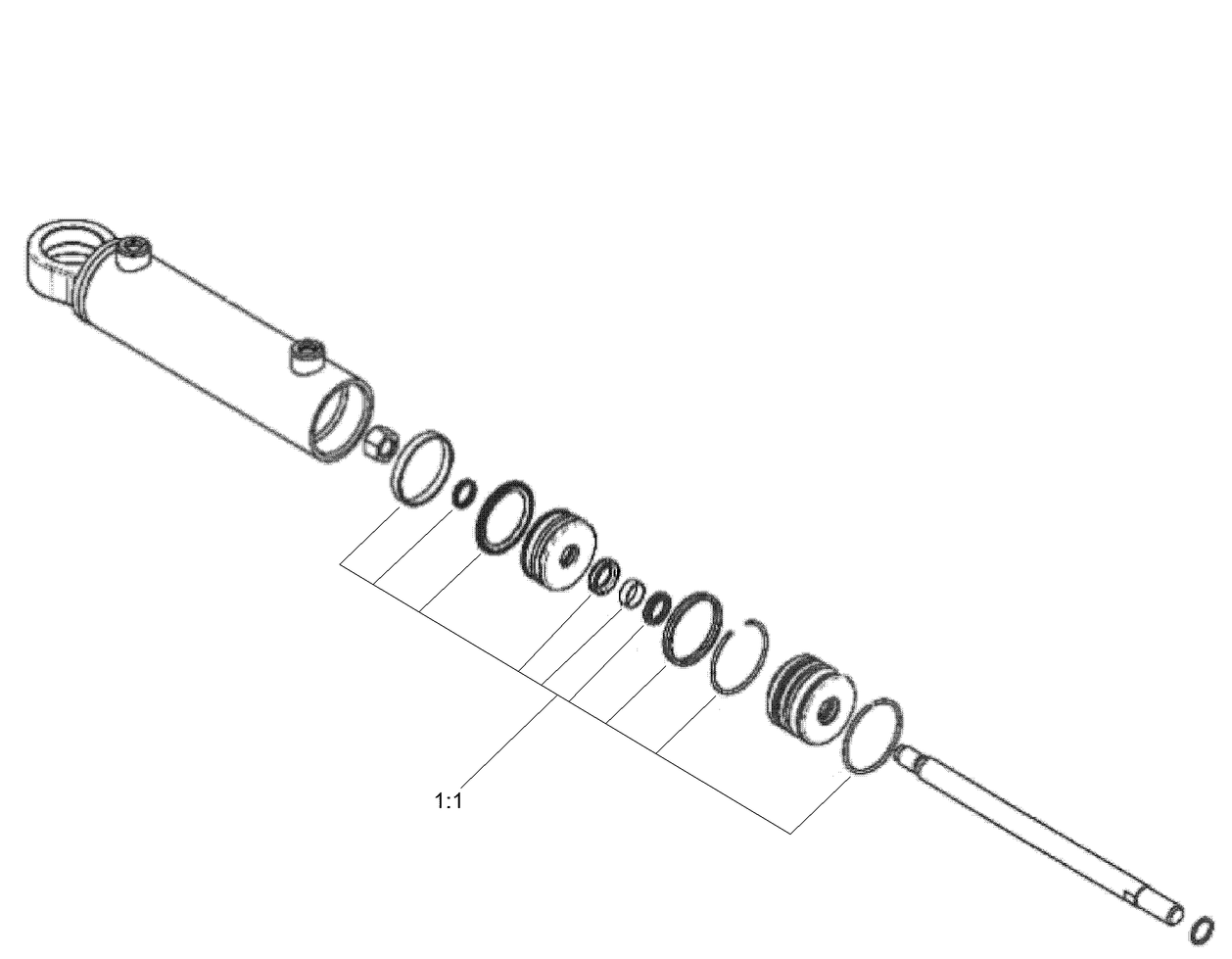 Steering Cylinder Assembly No. 139-6277