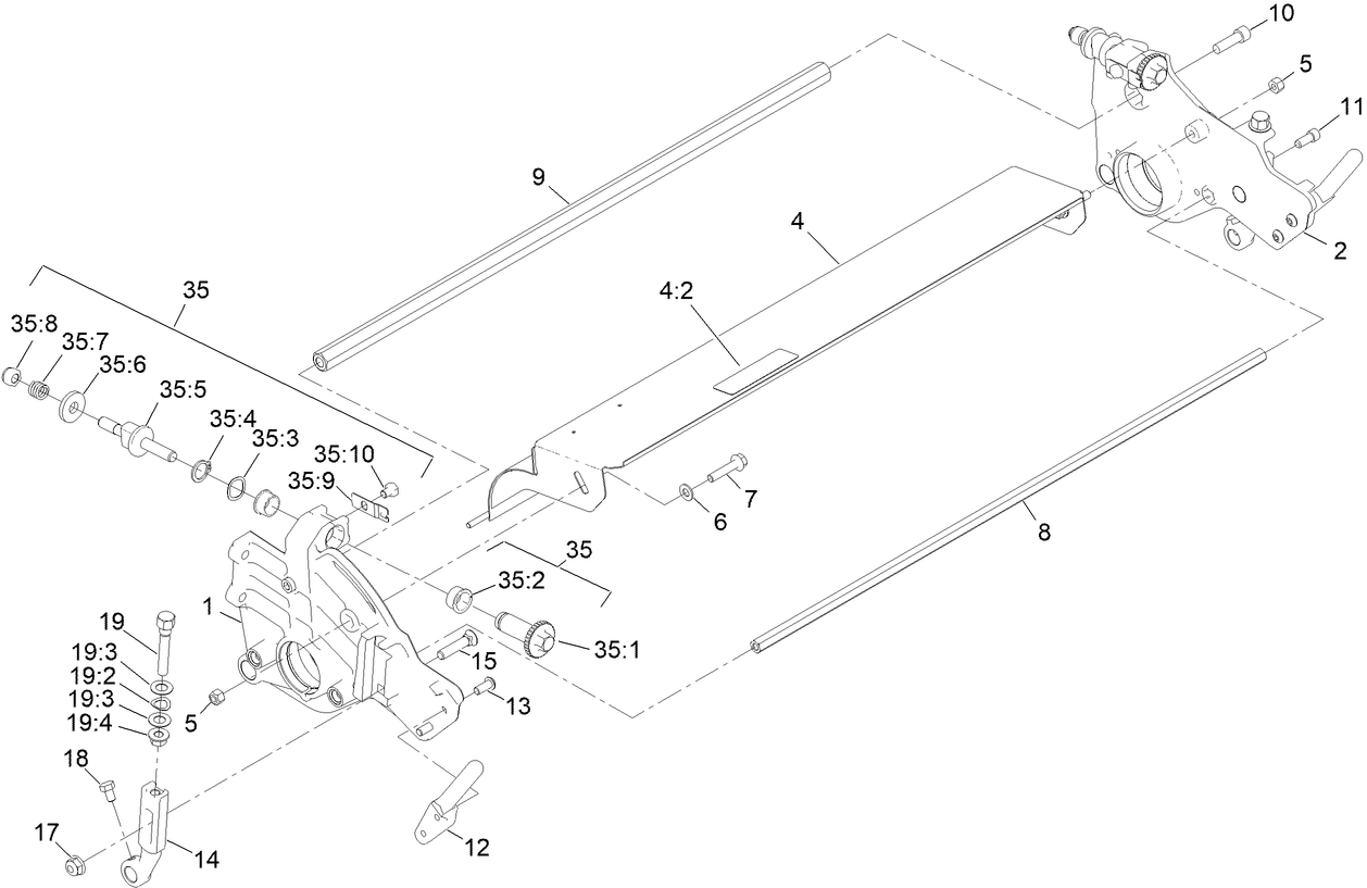 Side Plate and Grass Shield Assembly