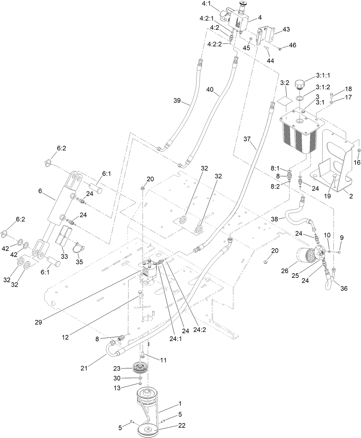 Auxiliary Hydraulic Assembly