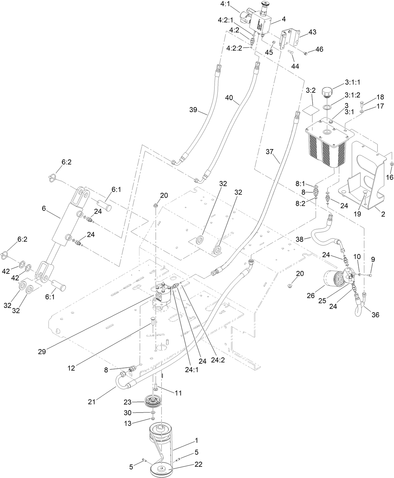 Auxiliary Hydraulic Assembly