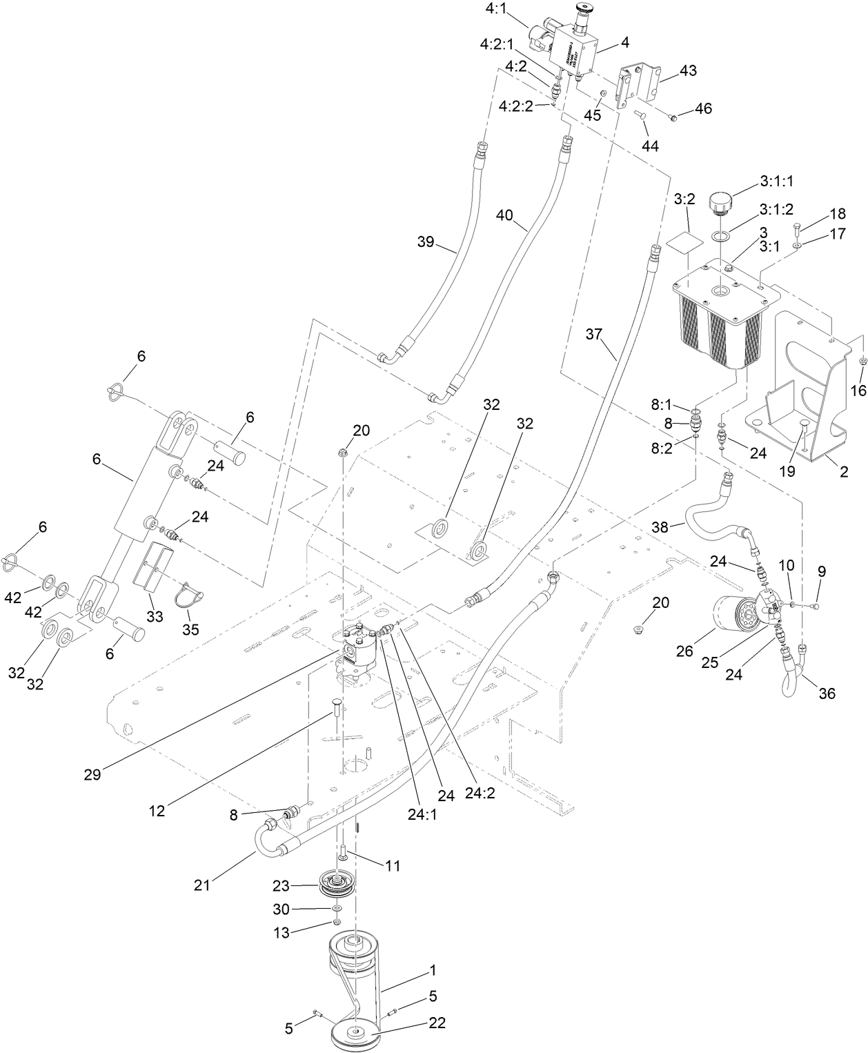 Auxiliary Hydraulic Assembly