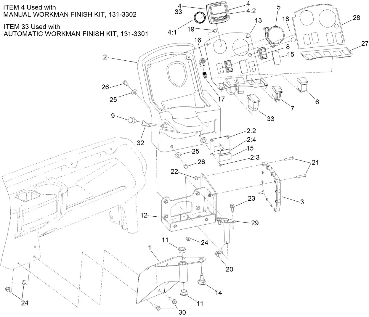 Control Console Assembly