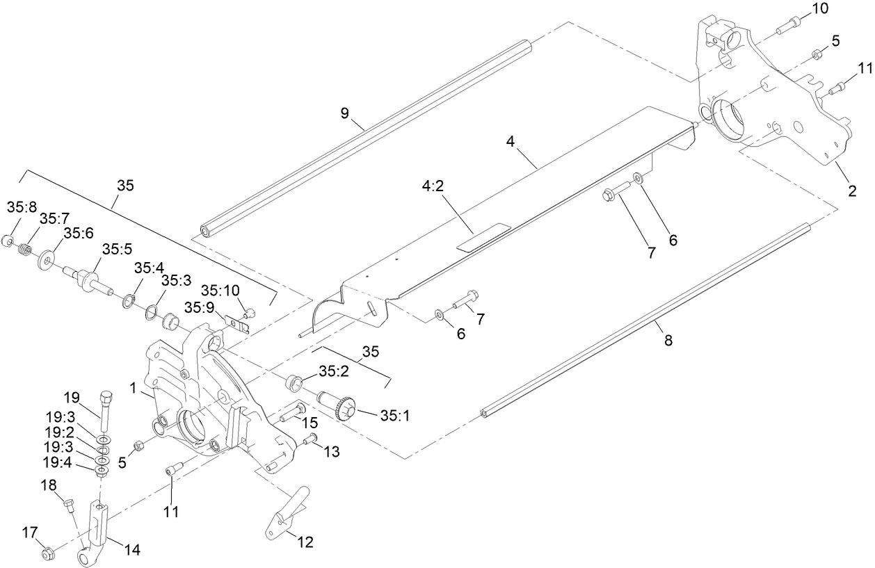 Side Plate and Grass Shield Assembly