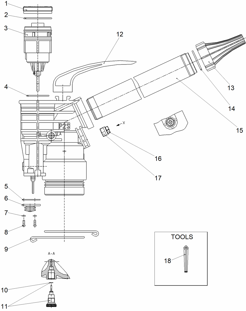 T-P2S Turf Gun Sprinklers