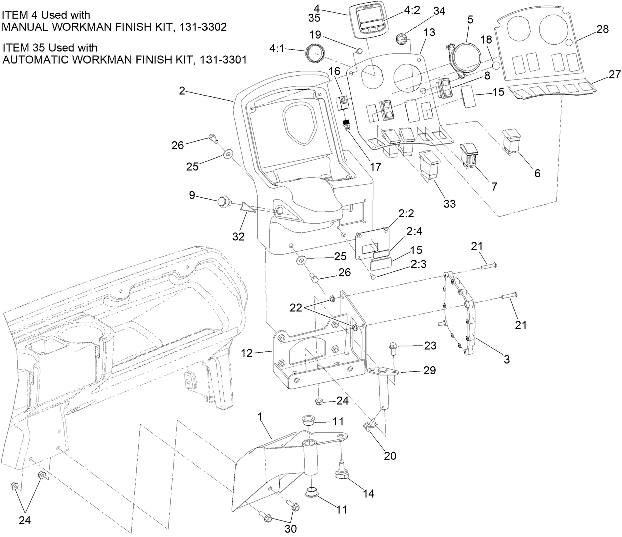 Control Console Assembly