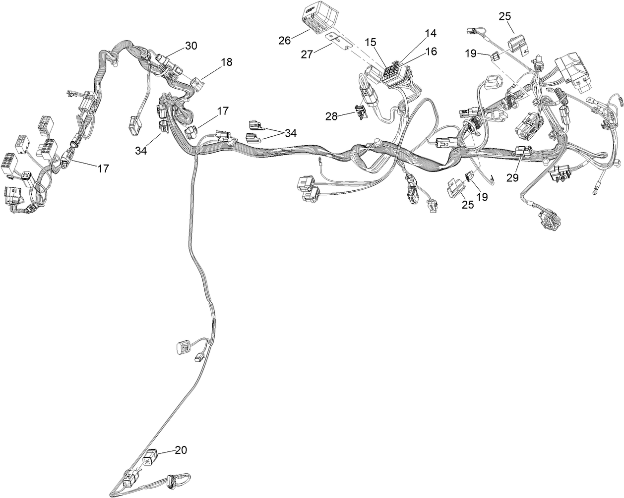 Wire Harness Assembly No. 122-3460