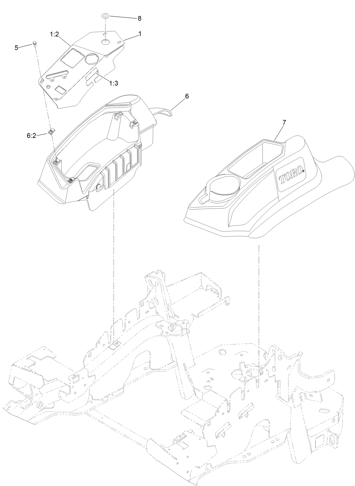 Console and Control Assembly