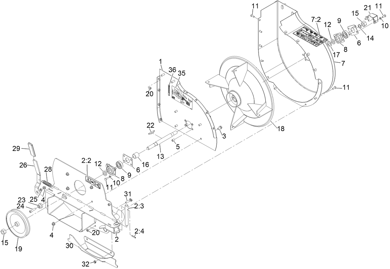 Blower Assembly No. 136-0570