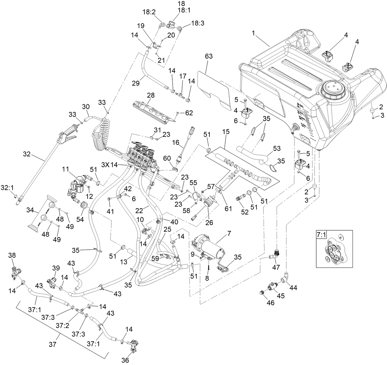 Spray System Assembly