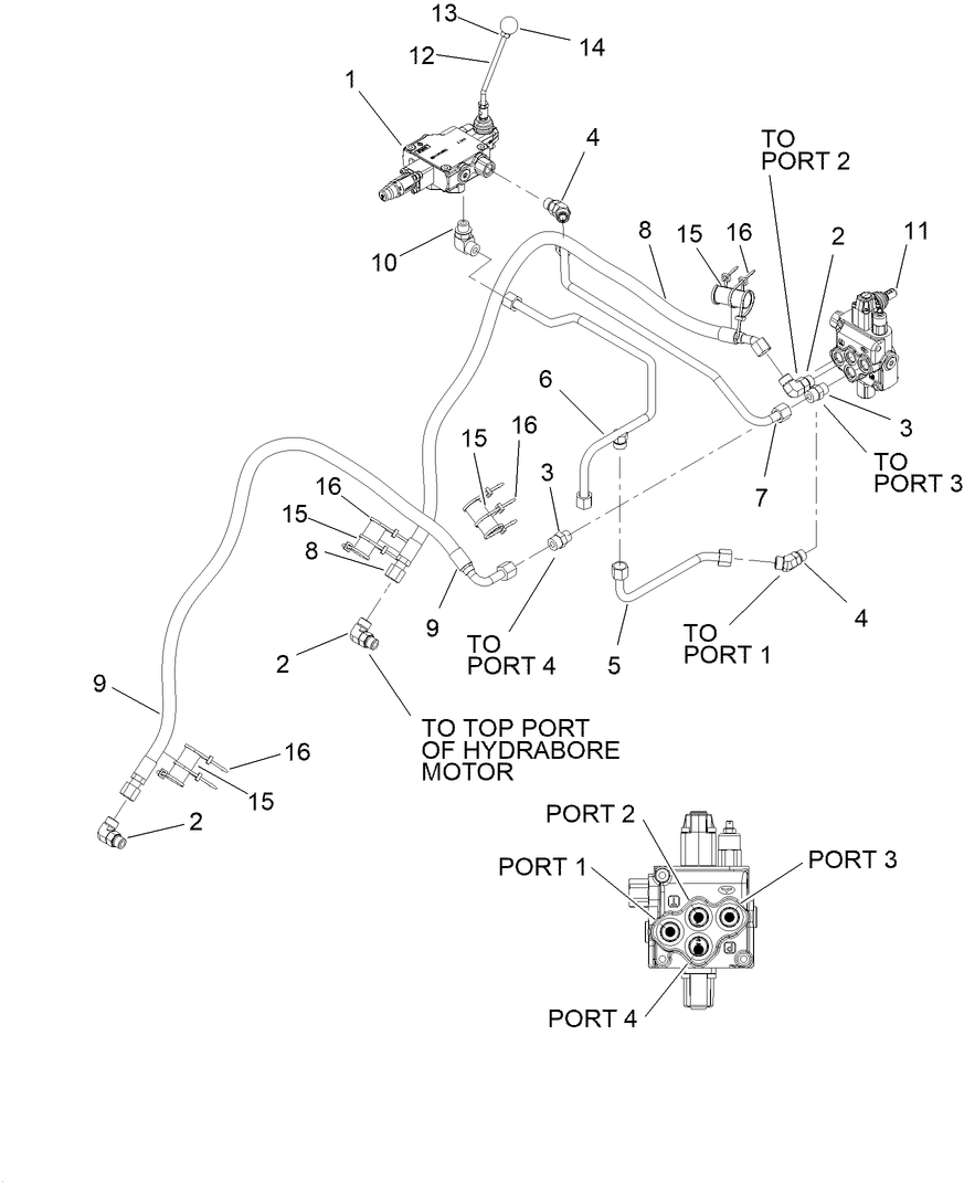 Hydrabore Trencher Assembly
