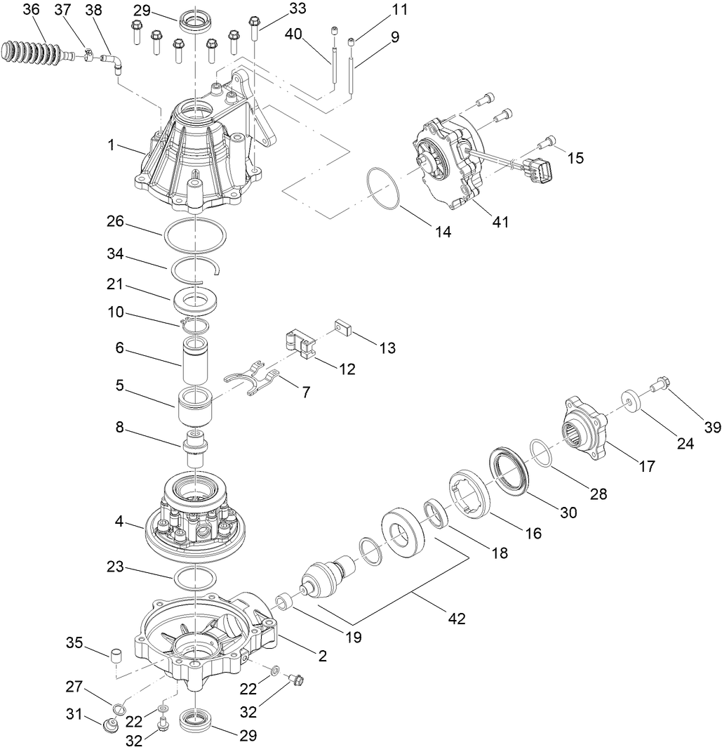 Front Differentail Assembly No. 140-4752