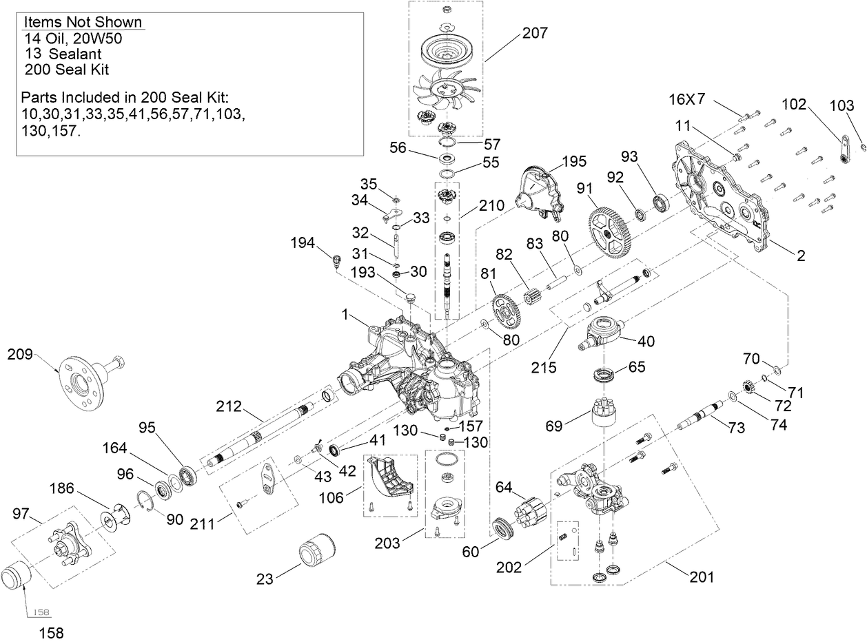 LH Hydro Assembly No. 161-6352