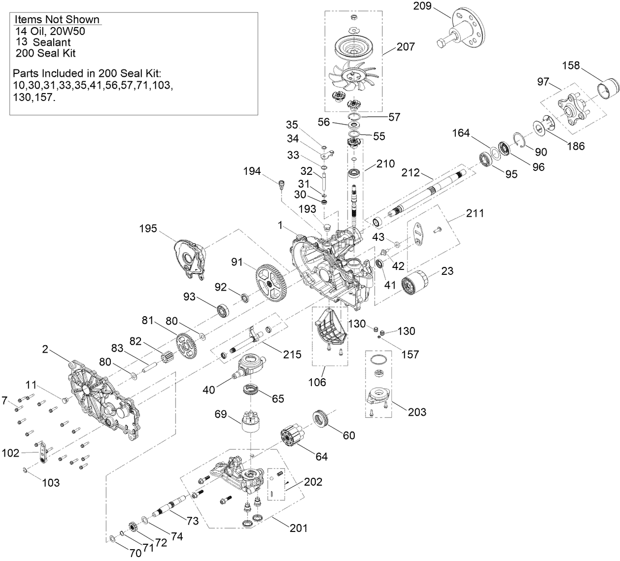 RH Hydro Assembly No. 161-6353