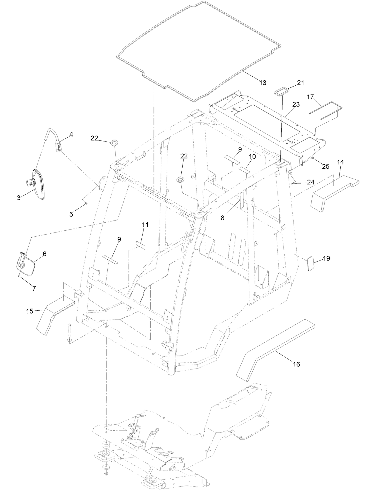 Frame Mount and Seal Assembly