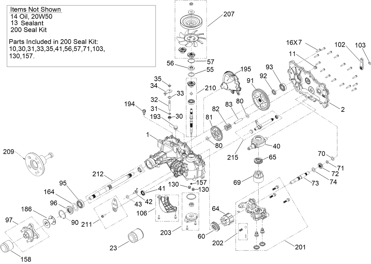 LH Hydro Assembly No. 161-6352