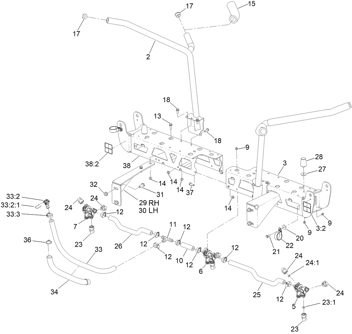 Center Boom Mount Assembly