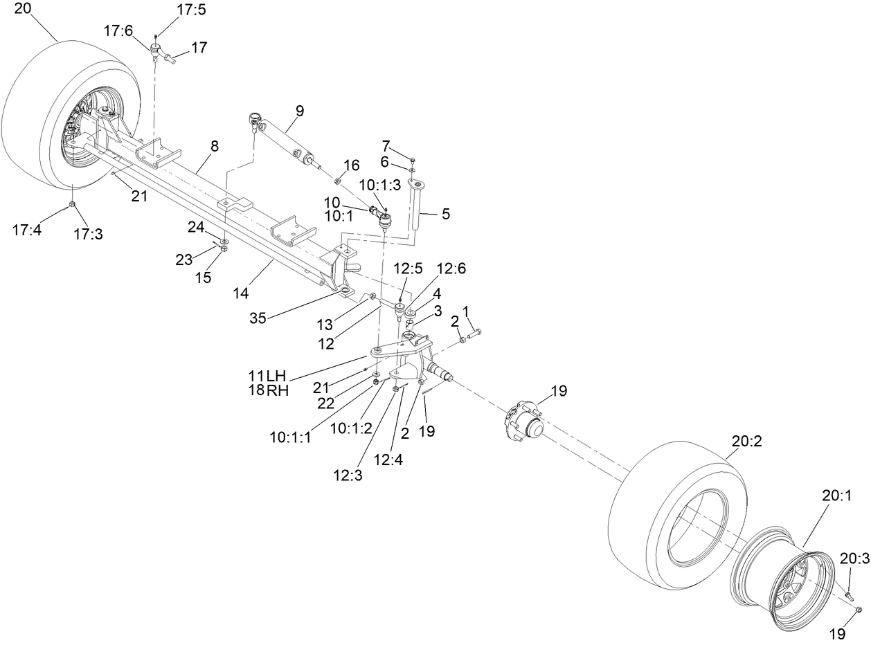 Front Axle Assembly