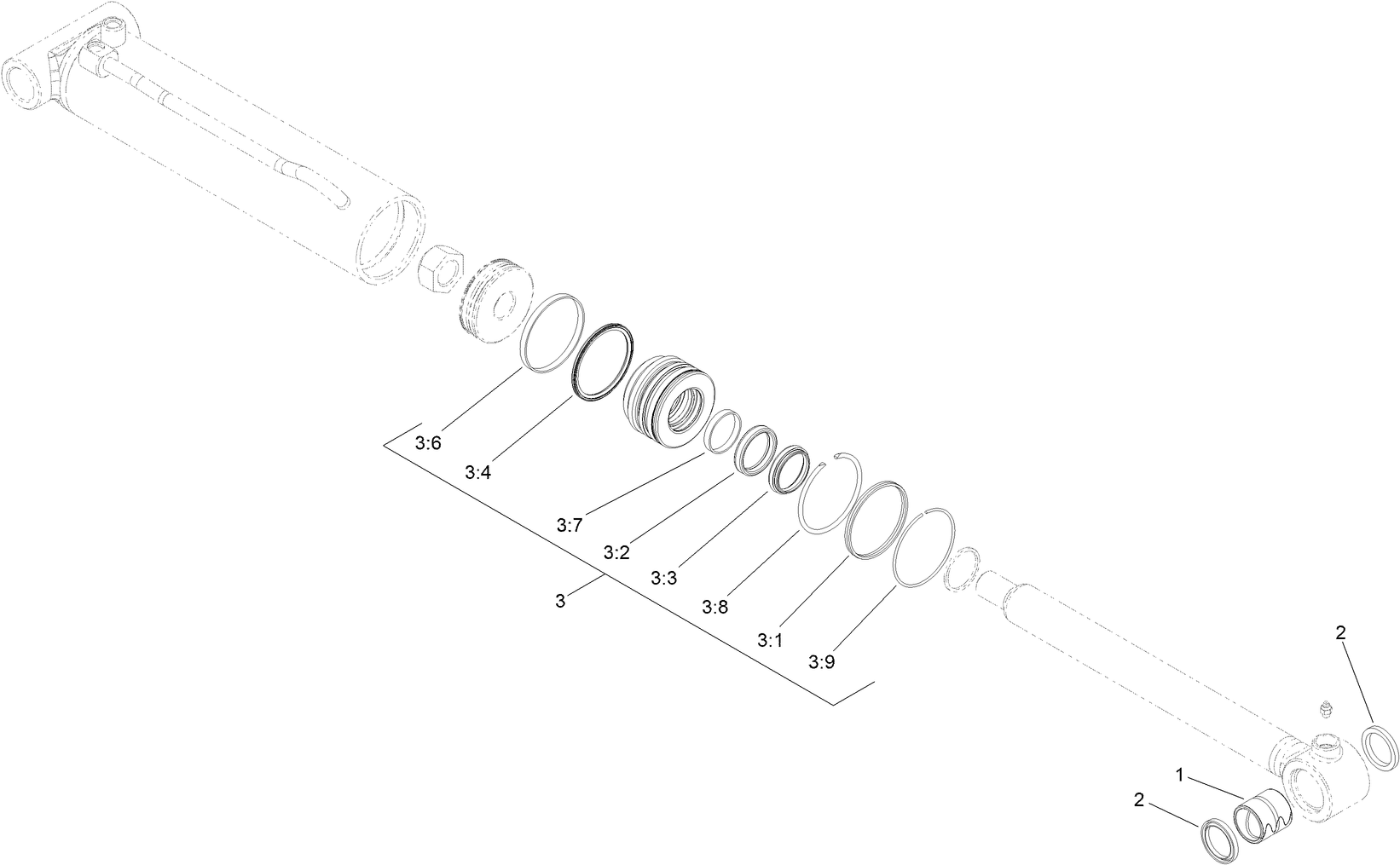 Hydraulic Cylinder Assemby No. 161-6930