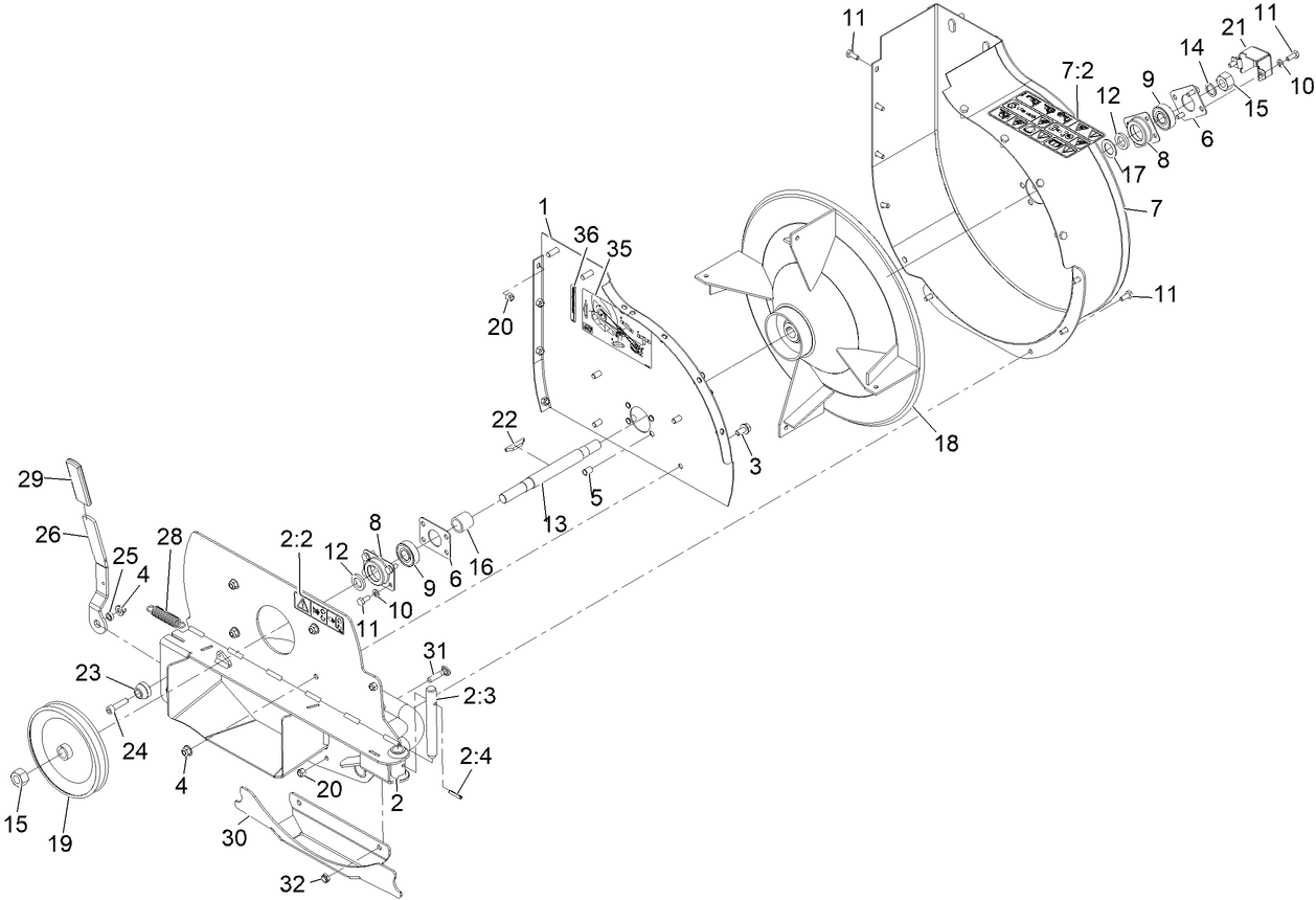 Blower Assembly No. 136-0570