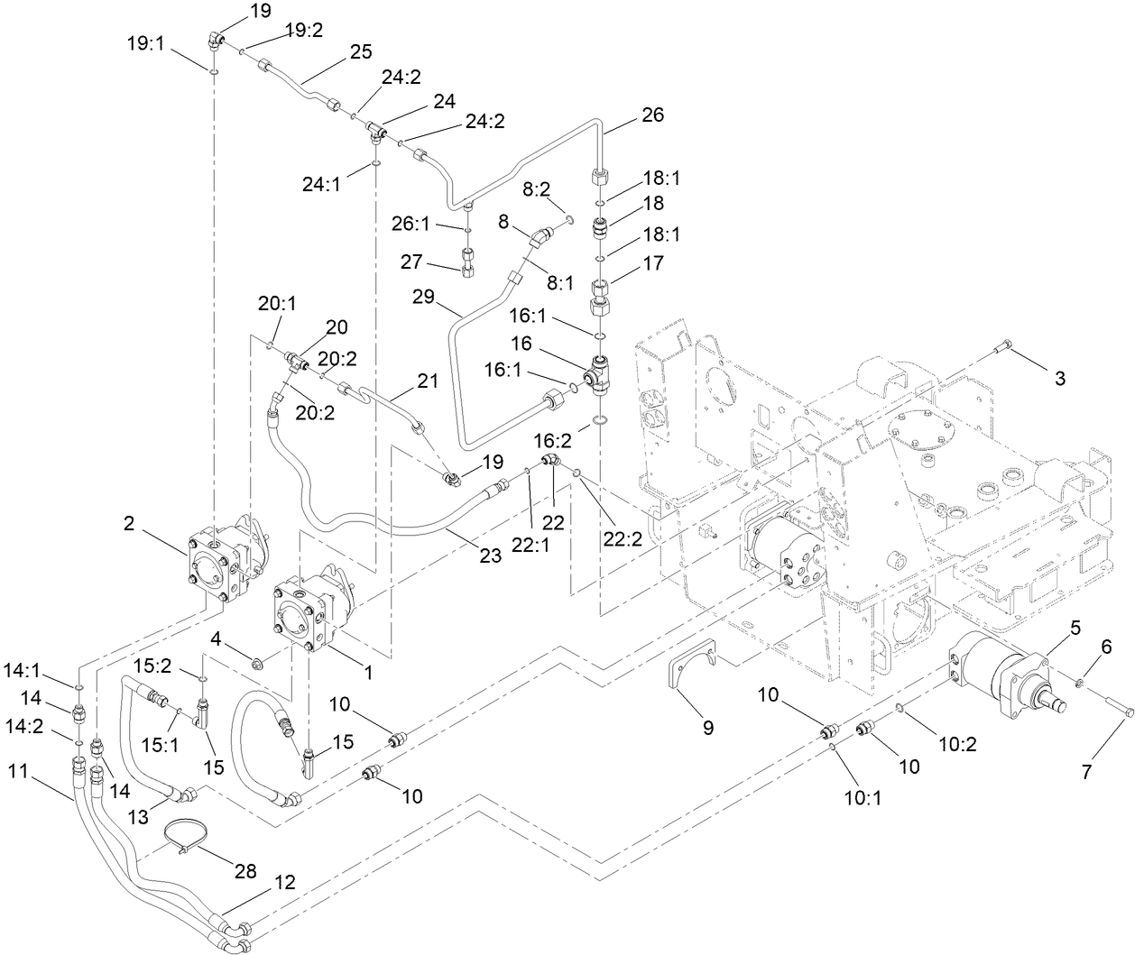 Traction Hydraulic Assembly