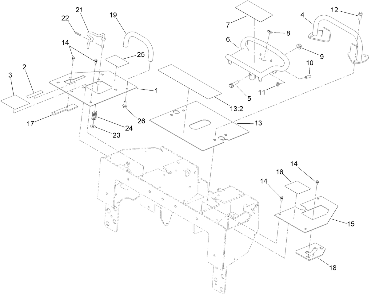 Control Handle and Reference Bar Assembly