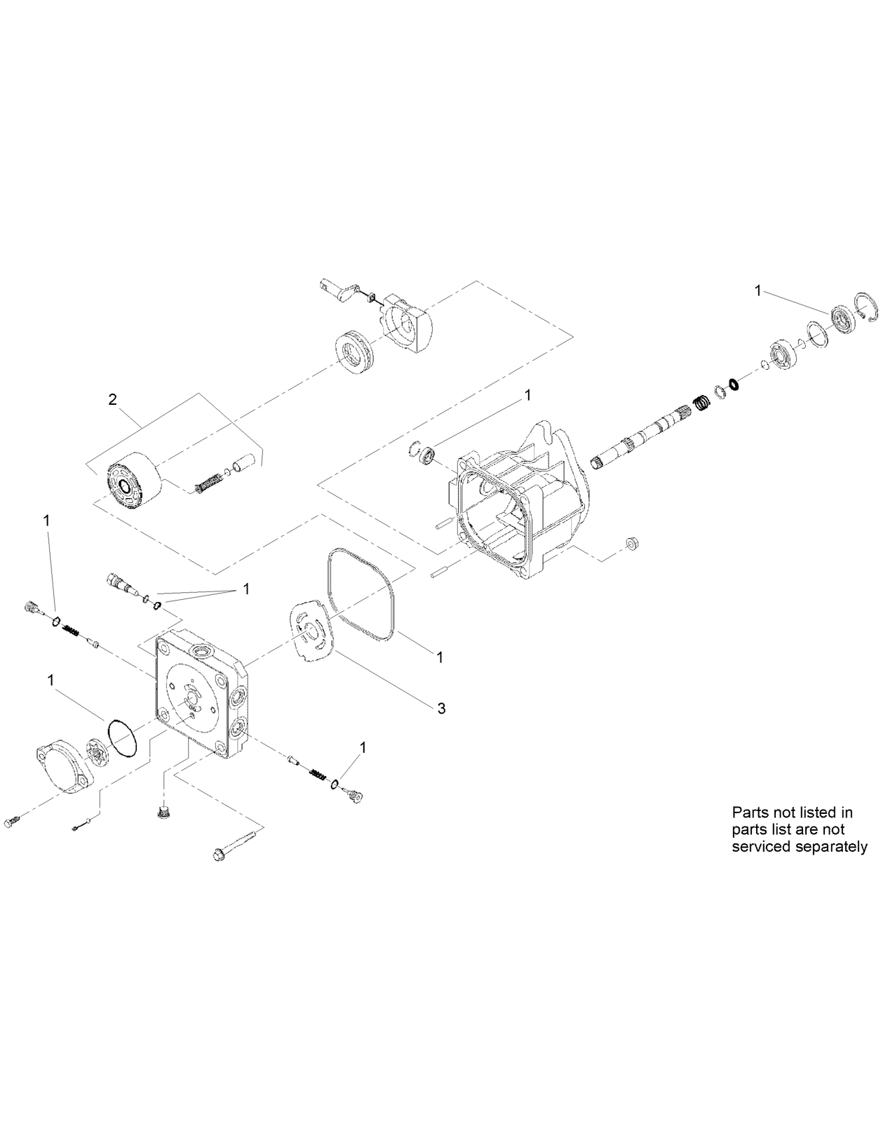Hydraulic Pump Assembly No. 106-5705 and 106-5706