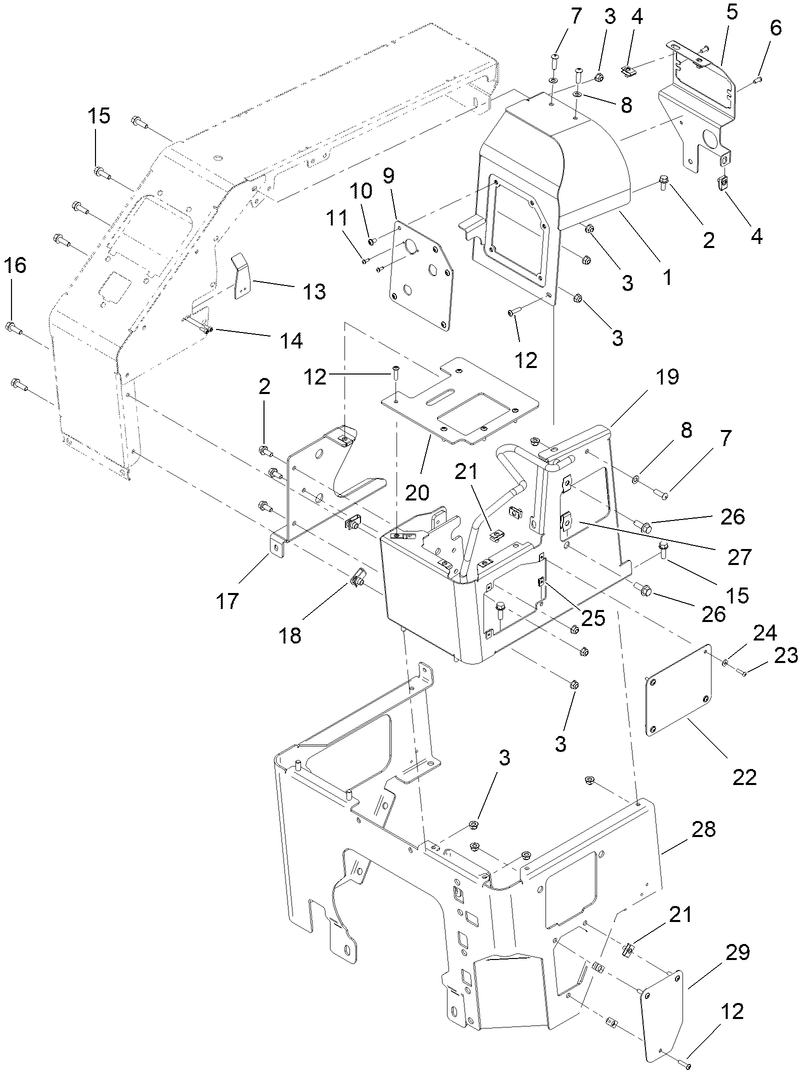 Right Console Assembly