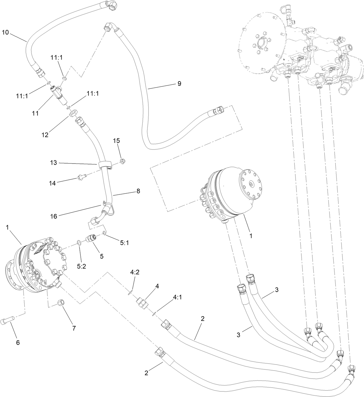 Traction Hydraulic Assembly