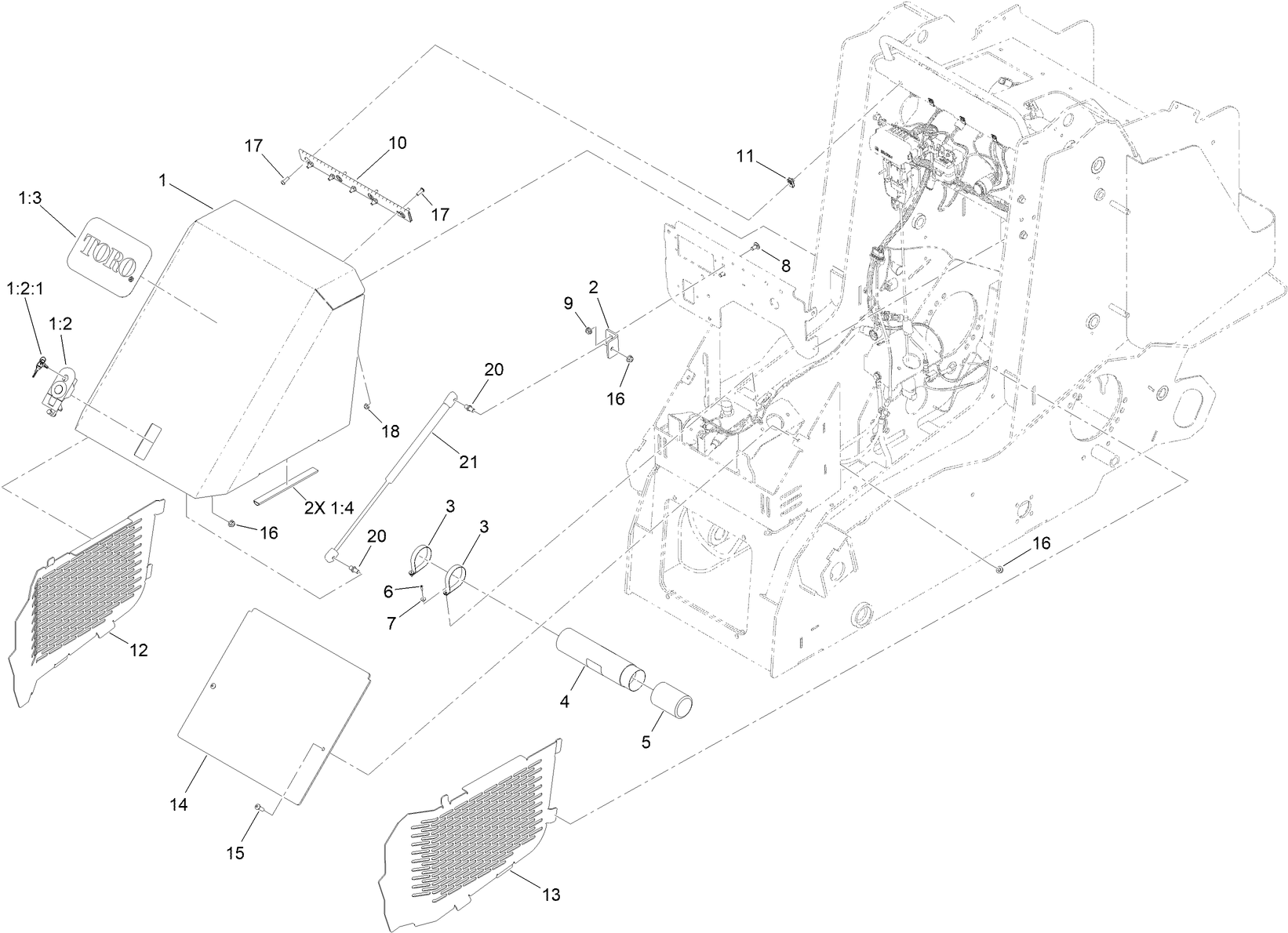 Hood and Manual Tube Assembly