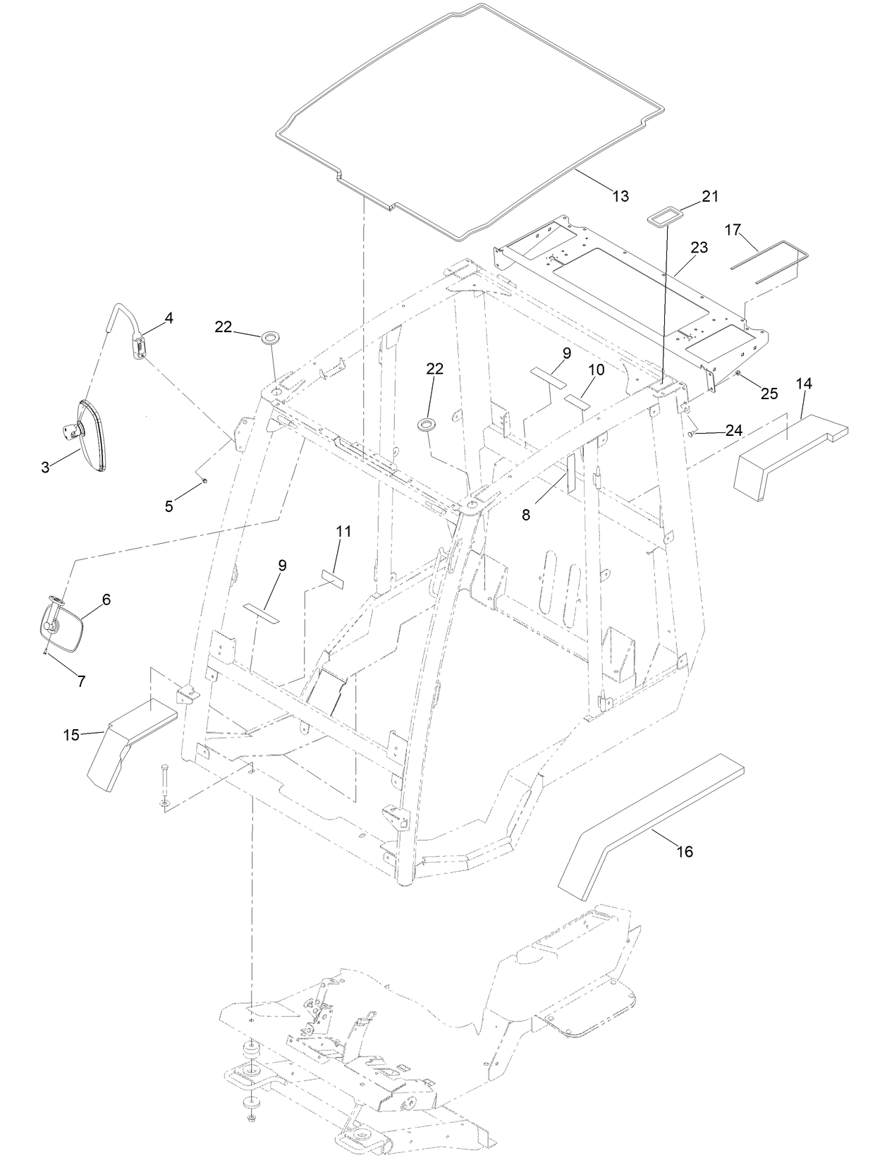 Frame Mount and Seal Assembly