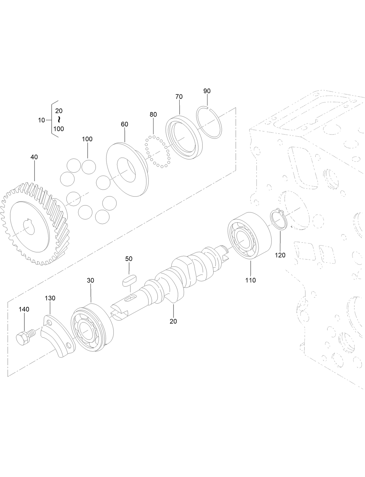 Fuel Camshaft Assembly