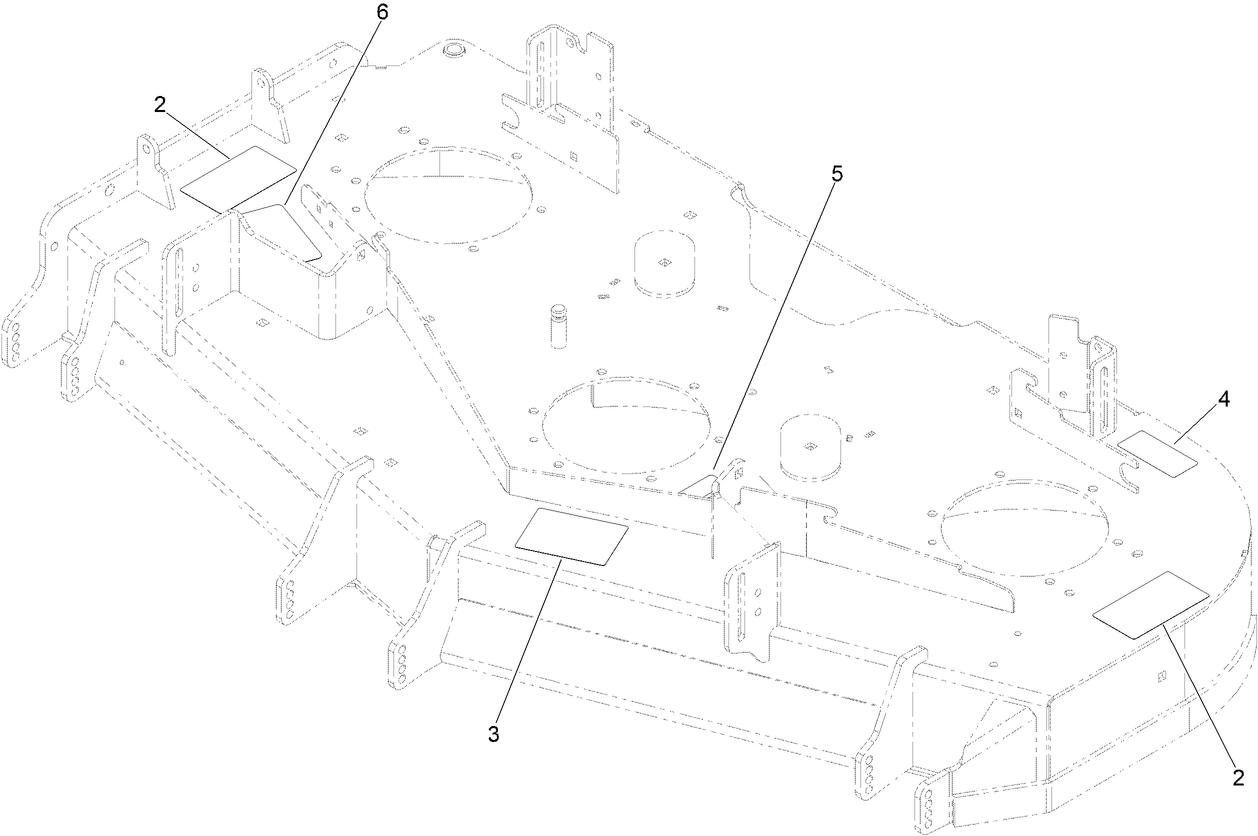 Deck Decal Assembly No. 163-4181sp