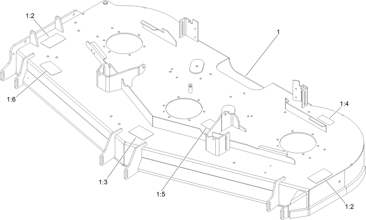 Deck Decal Assembly No. 163-4183SP