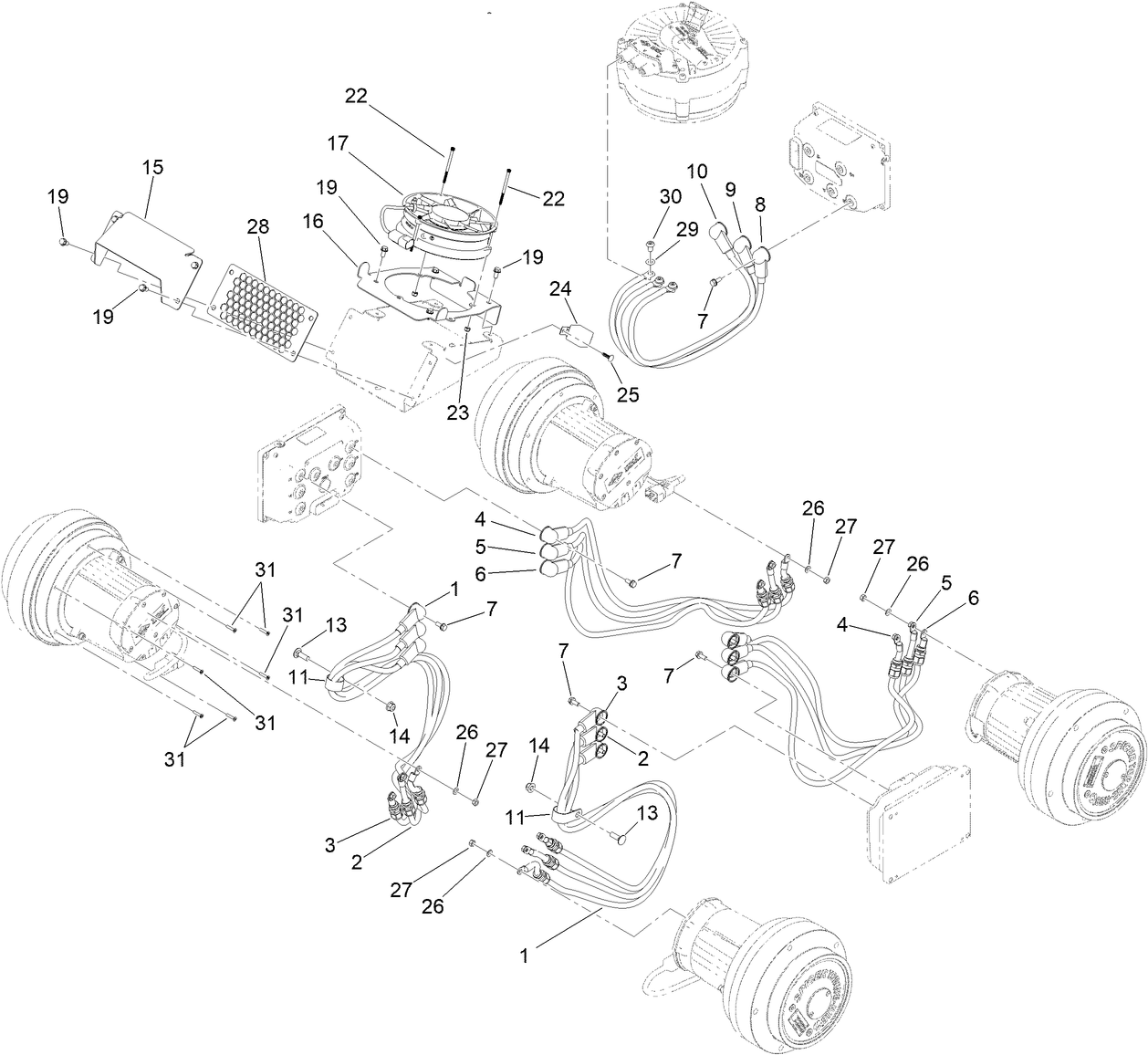 Drivetrain Electrical Connection Assembly