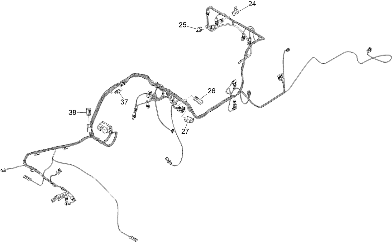 Main Wire Harness Assembly No. 122-1263
