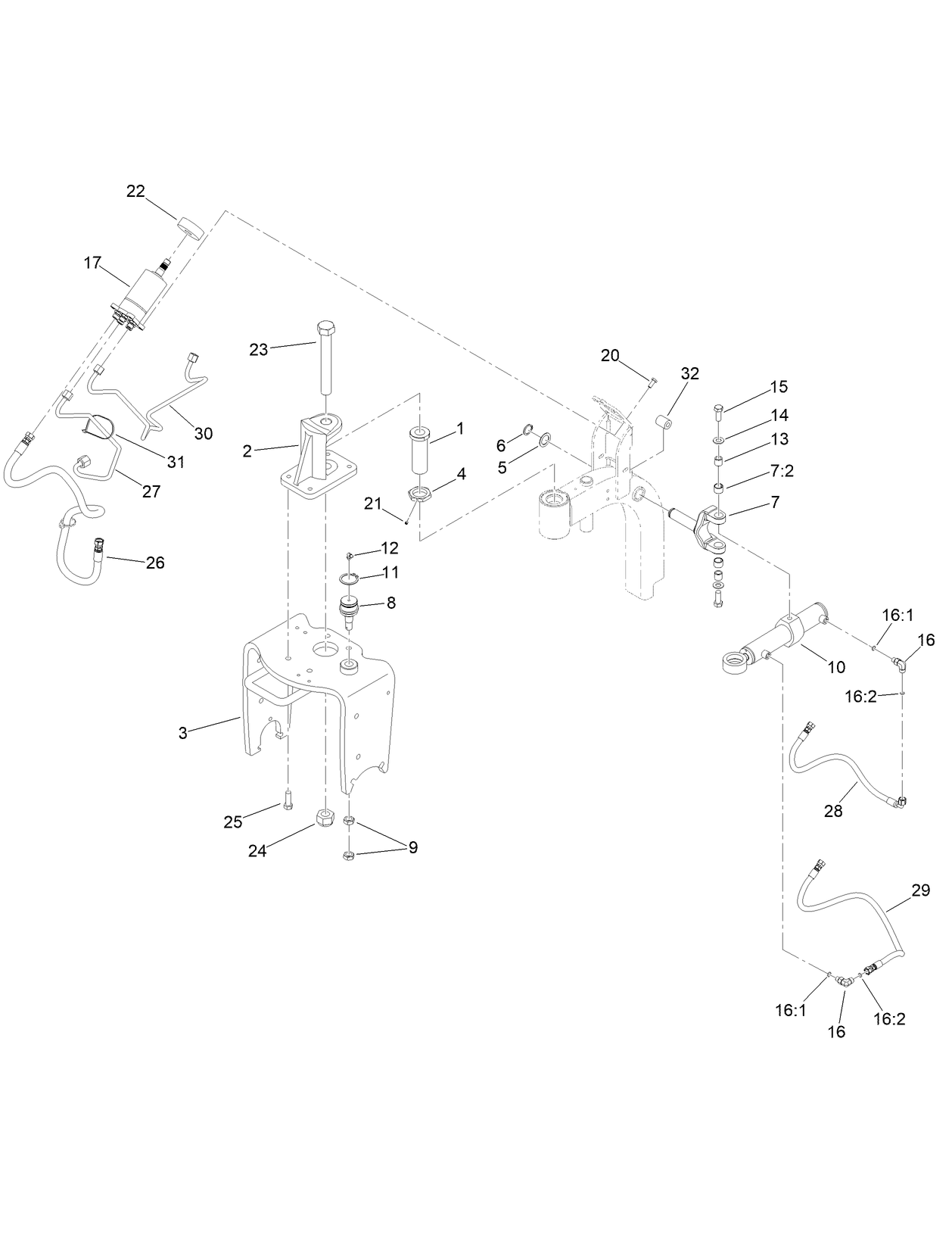 Steering Hydraulics Assembly