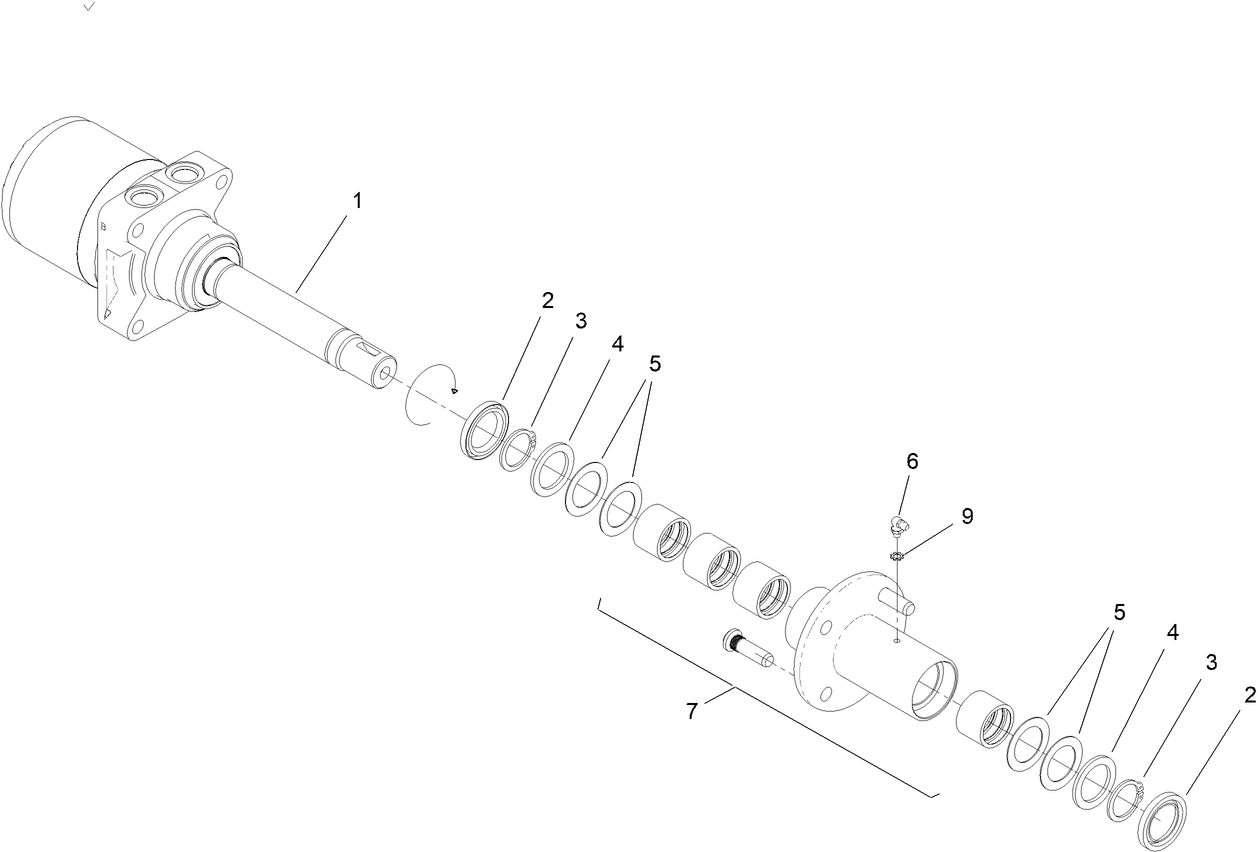 Motor and Hub Assembly