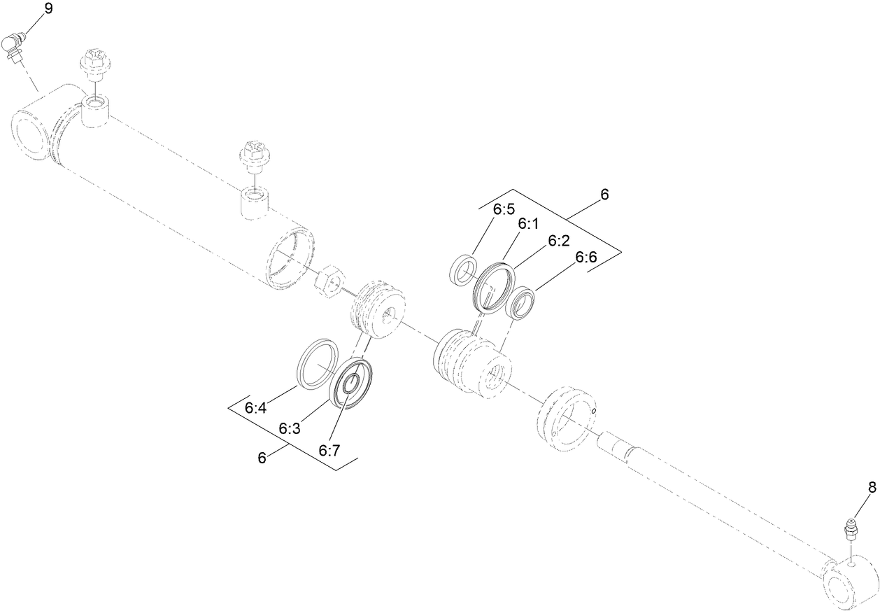 Hydraulic Cylinder Assembly No. 163-3533