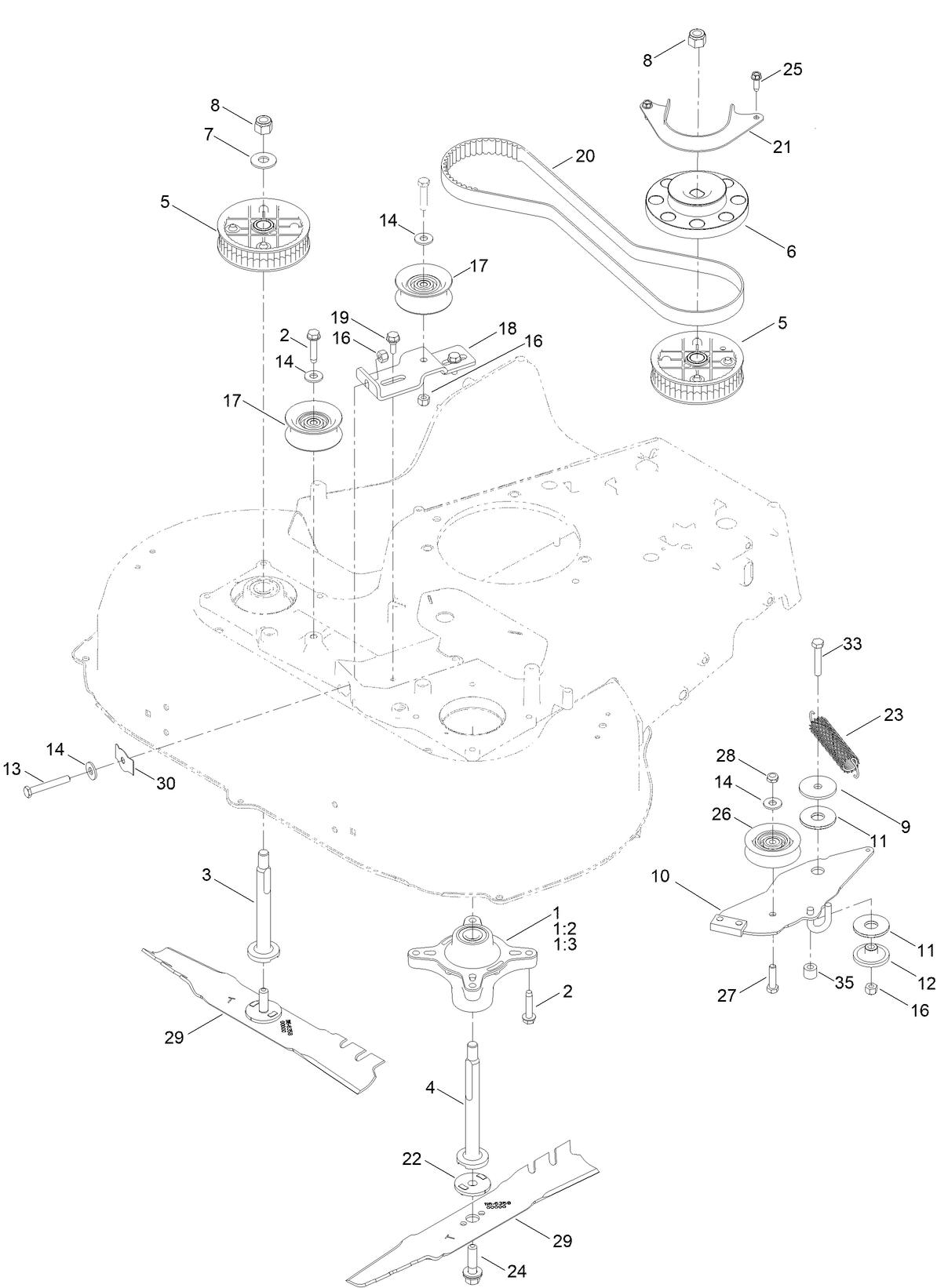 Spindle and Belt Assembly
