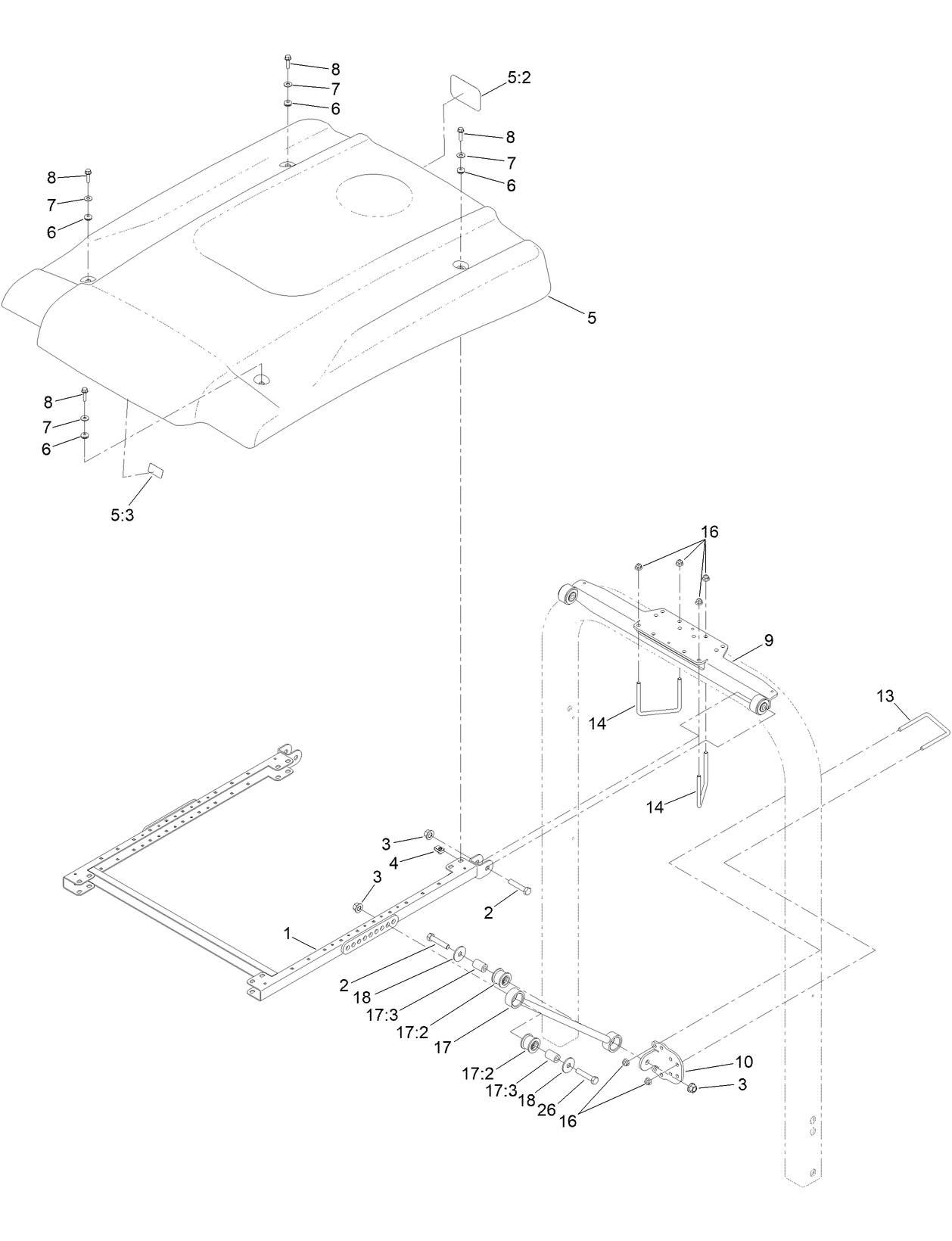 Groundsmaster 5900 Sunshade Assembly