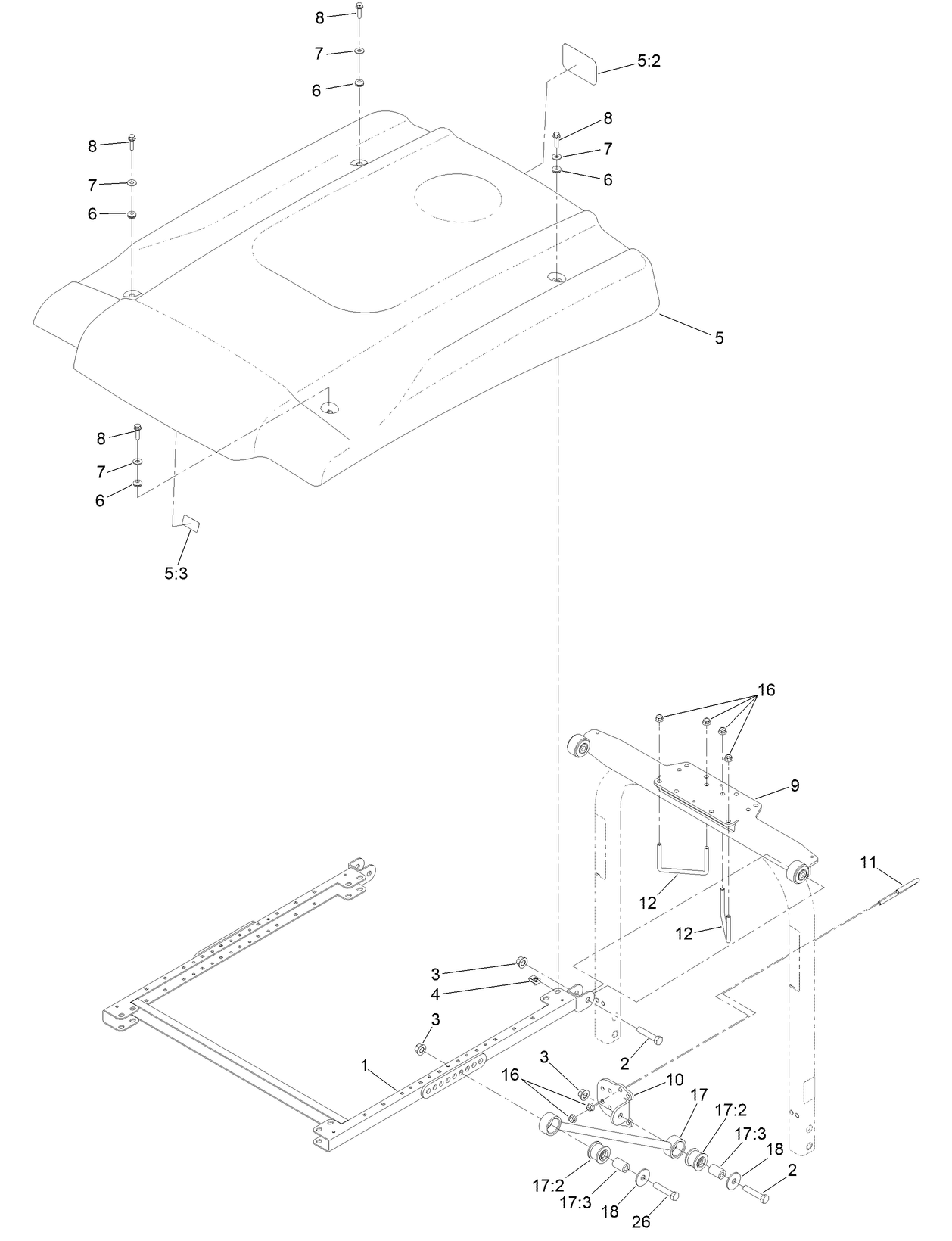 Groundsmaster 3280 Sunshade Assembly