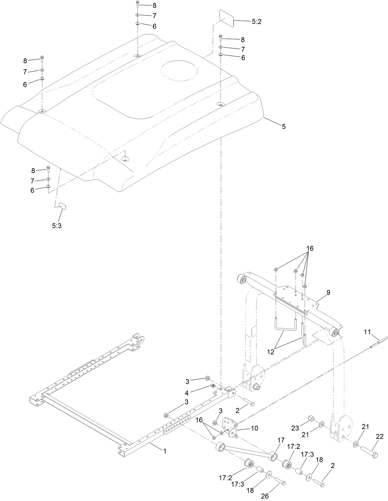 Groundsmaster 7200 Sunshade Assembly